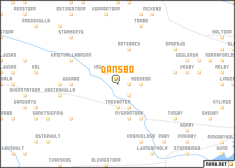 map of Dansbo