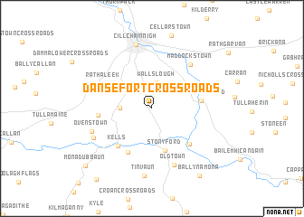 map of Dansefort Cross Roads