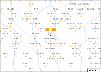 map of Dansē