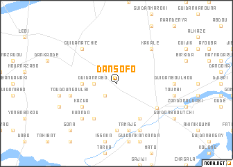 map of Dan Sofo
