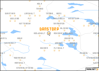 map of Danstorp