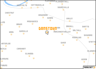 map of Danstown