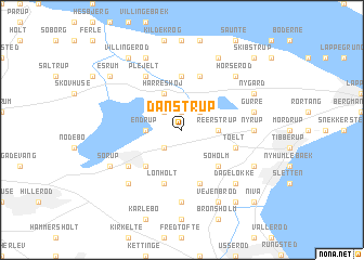 map of Danstrup