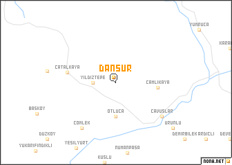 map of Dansür