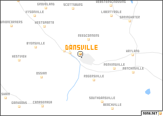 map of Dansville