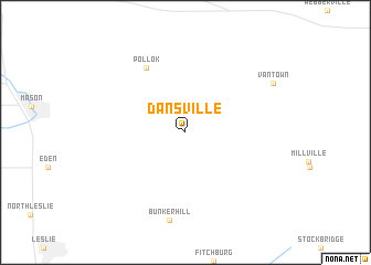 map of Dansville
