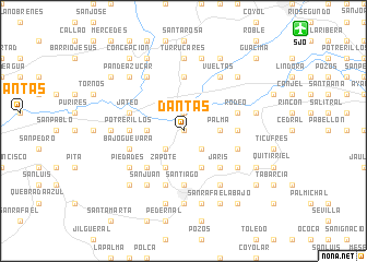 map of Dantas