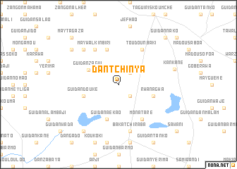 map of Dan Tchinya