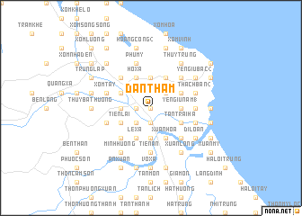 map of Ðan Thẩm