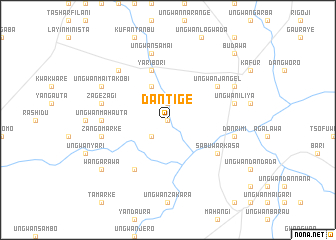 map of Dantige