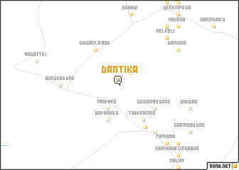 map of Dantika