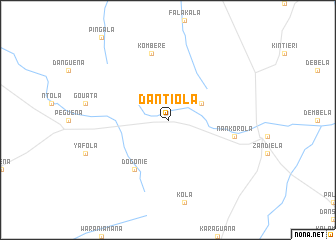 map of Dantiola