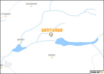 map of Dāntivāda