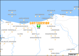 map of Danto Arriba