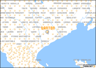 map of Danton