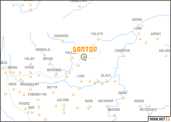 map of Dantor