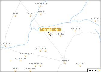 map of Dan Tourou