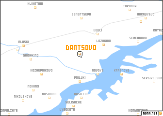 map of Dantsovo