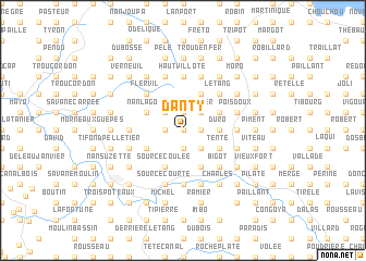 map of Danty