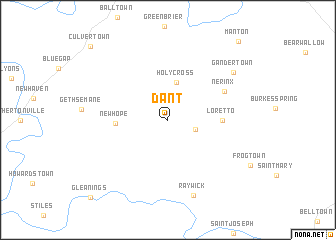 map of Dant