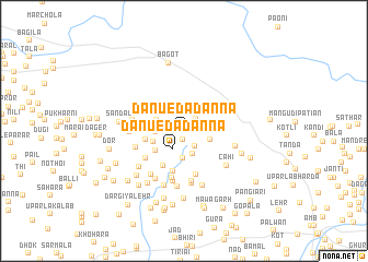 map of Dānue da Danna