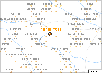 map of Dănuleşti