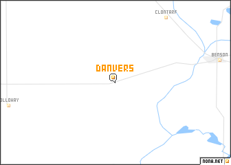 map of Danvers