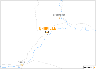 map of Danville