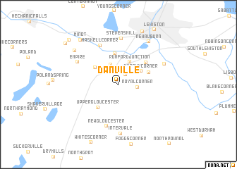 map of Danville