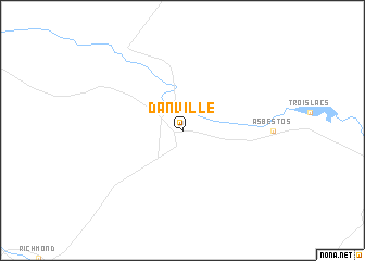 map of Danville