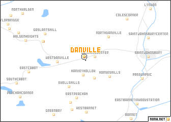 map of Danville