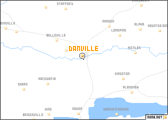 map of Danville