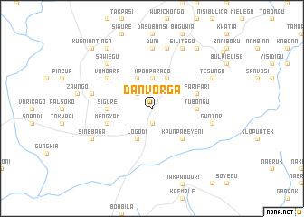 map of Danvorga