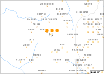 map of Danwah