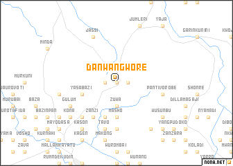 map of Danwangwore