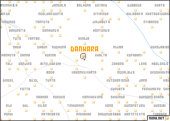 map of Danwara