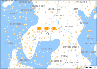 map of Dānwarwāla