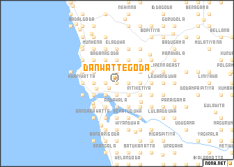 map of Danwattegoda