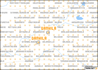 map of Danwila