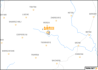 map of Danxi