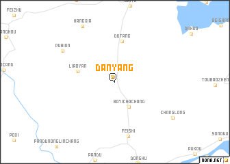 map of Danyang