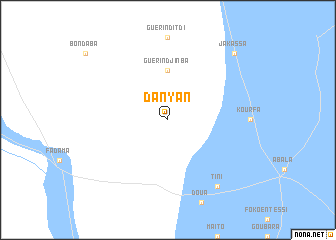 map of Danyan