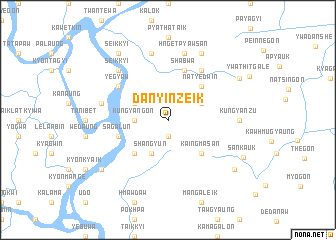 map of Danyinzeik