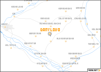 map of Danylovo