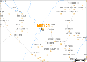 map of Danyoa