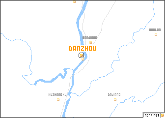 map of Danzhou