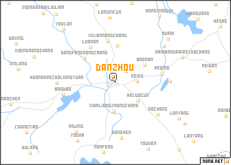 map of Danzhou