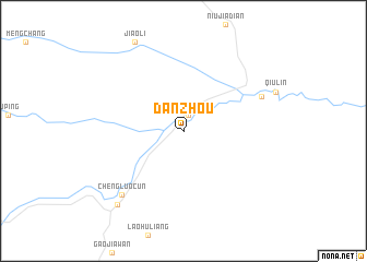 map of Danzhou