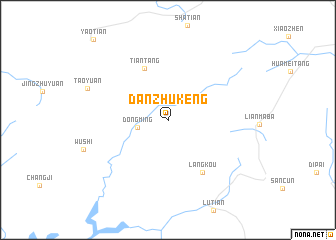 map of Danzhukeng