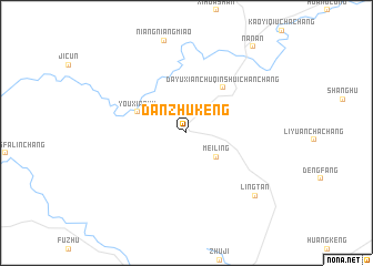 map of Danzhukeng